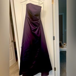 David’s Bridal Purple Formal Gown